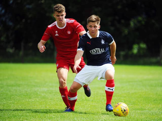 Trialist Ciaran Summers spent last summer at Falkirk and played against Hamilton and Lewis Smith (above) and Partick Thistle. Picture: Michael Gillen.