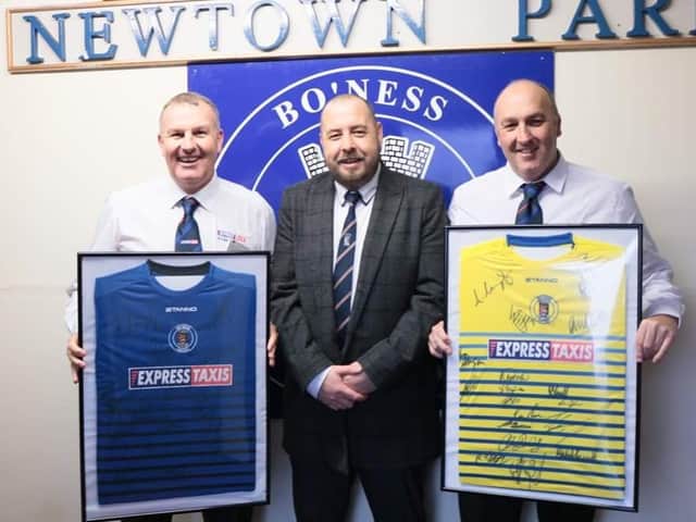 BU chairman Iain Muirhead is hopeful socially distanced fans will get back into Newtown Park by next month