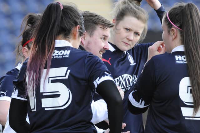 Falkirk ladies will be preparing for the new season like their Stenhousemuir counterparts. Picture: Alan Murray