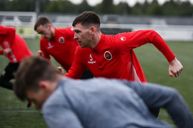 Creag Little met his new team-mates. Picture: Michael Gillen.