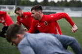 Creag Little met his new team-mates. Picture: Michael Gillen.