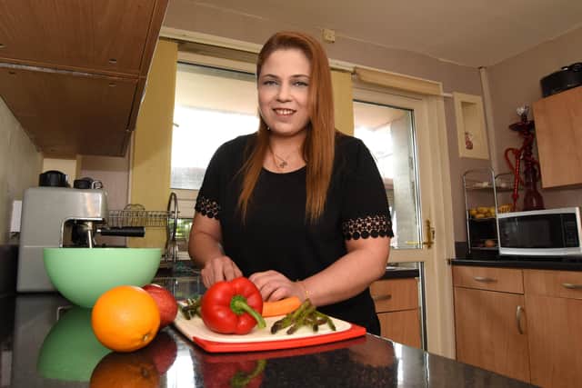 Syrian refugee Ahlam Al Swaidani who now lives in Falkirk