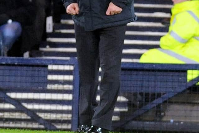 Hughes led Falkirk to Hampden three times in his final season at the club. Picture: Lisa Ferguson