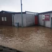 Linlithgow Cricket Club's clubhouse was flooded.