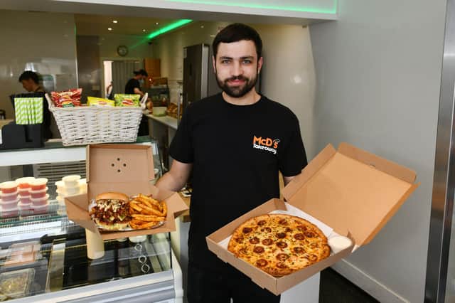 Marco McDonald and the team at McD's have been kept busy since the business featured in an online video by Rate My Takeaway. Pic: Michael Gillen.