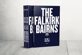 Cover of The Falkirk Bairns Volume 5 - club history book by Michael White.