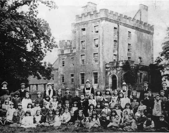 Orphanage visit to Herbertshire Castle in the 1890s