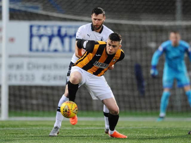 Anton Dowds in action against his new club for East Fife last season