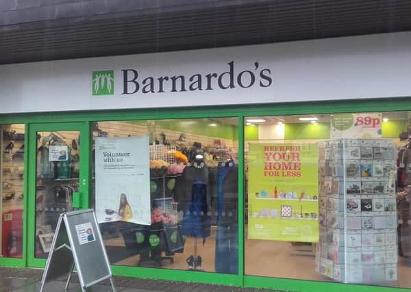 Barnardo's shop at Regent Centre in Linlithgow