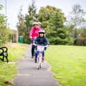 On their bikes...more people in Scotland than ever before are cycling and the government wants to keep it that way, via its free bike repair scheme. (Pic: Andy Catlin)