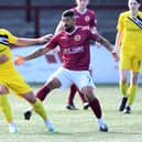 Former Rangers defender Steven Whittaker  and Warriors' Callum Tapping 7.