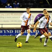 Ex-Rovers man Greig Spence found the net. Picture: Fife Photo Agency