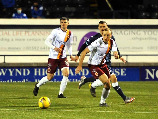 Ex-Rovers man Greig Spence found the net. Picture: Fife Photo Agency