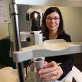 Diana Kelly, store director at Specsavers in Linlithgow. Picture by Stewart Attwood
.