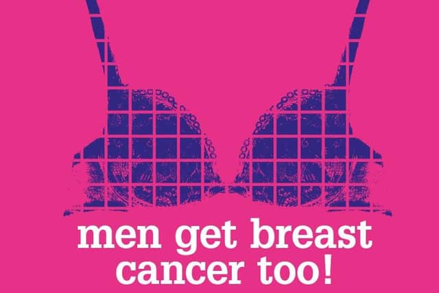 Special T-shirt...was created so that men with breast cancer could take part in Walk the Walk events, while raising awareness of the campaign.