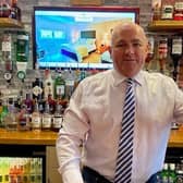 Fears for hospitality...Stephen Montgomery believes that another lockdown would see many jobs being lost forever.