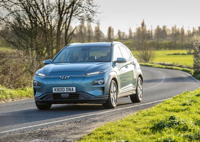 Kona Electric...the new addition to the Police Scotland ultra-low emission blue light fleet.