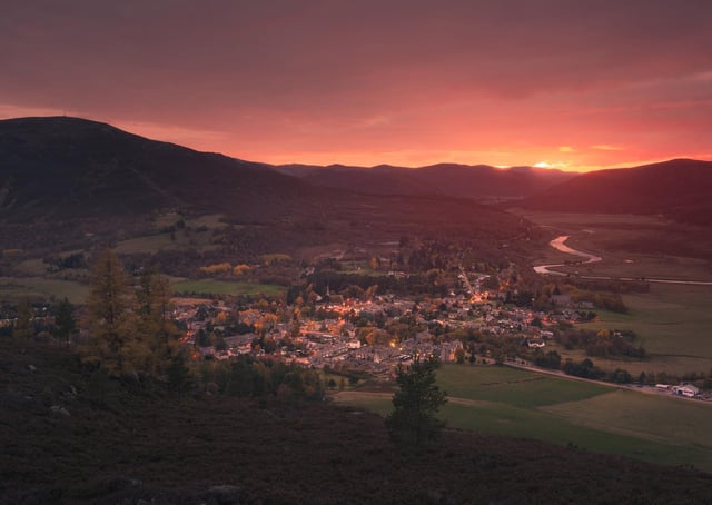 Royal connection...found in the heart of Royal Deeside, at the gateway to the Cairngorms National Park, Braemar is encircled by mountains, valleys and woodlands. (Pic: Damian Shields, VisitScotland)