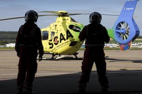 Hard at work...the SCAA continued to deliver its life-saving service during lockdown but had to cancel talks, which the charity is now offering online. (Pic Graeme Hart, Perthshire Picture Agency)
