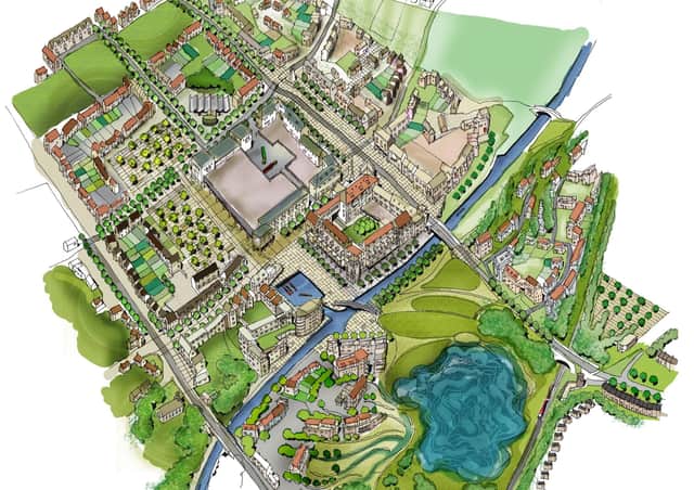 An artist’s impression of the Winchburgh redevelopment.