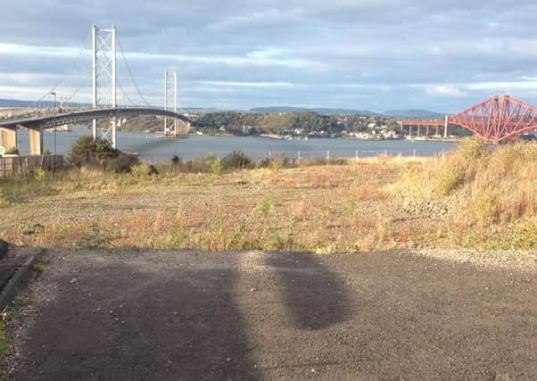 The Ferrymuir Gait development site in South Queensferry, with great views of the Forth bridges.