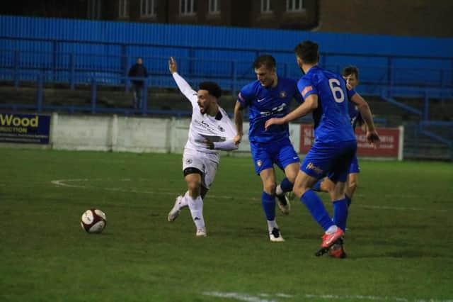 Gainsborough Trinity v Boston United. Photo: Oliver Atkin