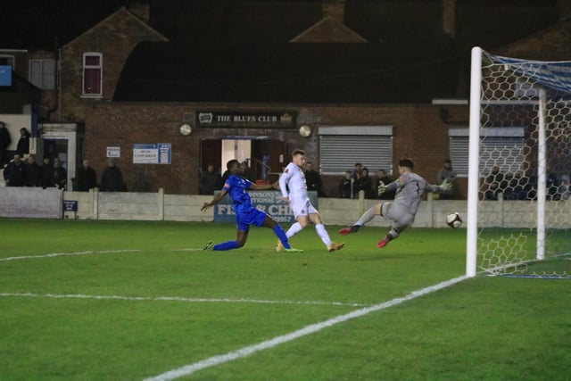 Gainsborough Trinity v Boston United. Photo: Oliver Atkin