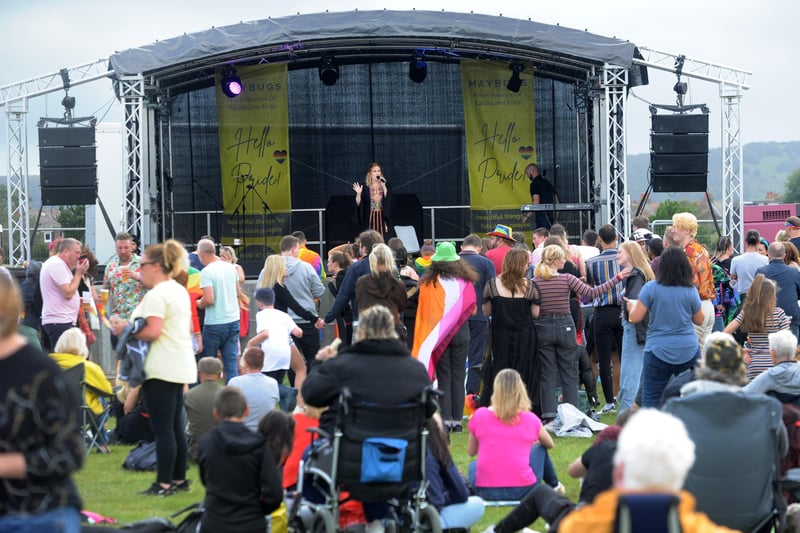Eastbourne Pride 2021 (Photo by Jon Rigby) SUS-210908-072641001