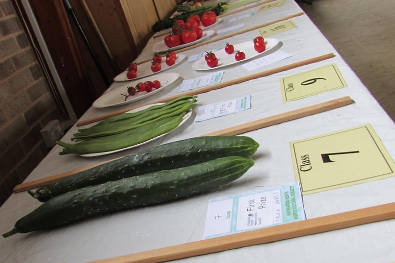 Autumn vegetables on display. Picture: Haywards Heath Horticultural Society.