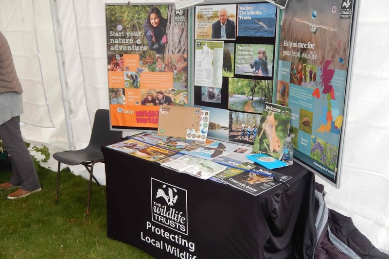 The Warwickshire Wildlife Trust stall. Photo supplied