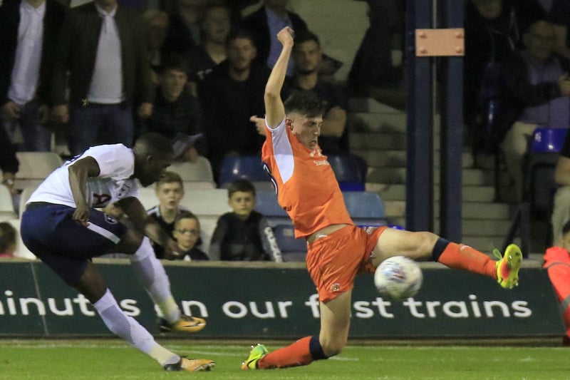 Came on at half time of the Checkatrade Trophy match as Luton ran out 4-2 winners on penalties. Played once more at Peterborough the following season, but was released in July 2019 and is now at Gloucester City.