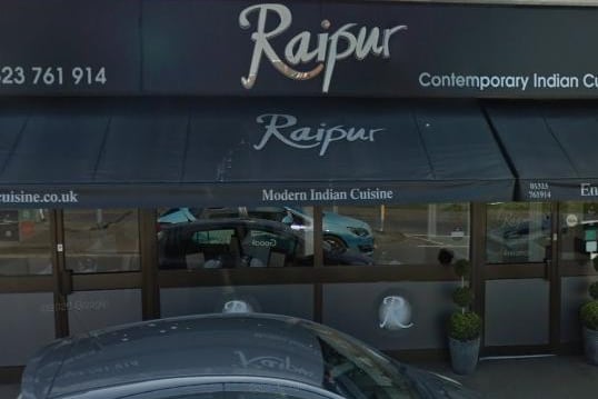 Raipur Contemporary Indian Cuisine in Eastbourne Road, Pevensey Bay, has 4.5 out of five stars from 248 reviews on Google. Photo: Google