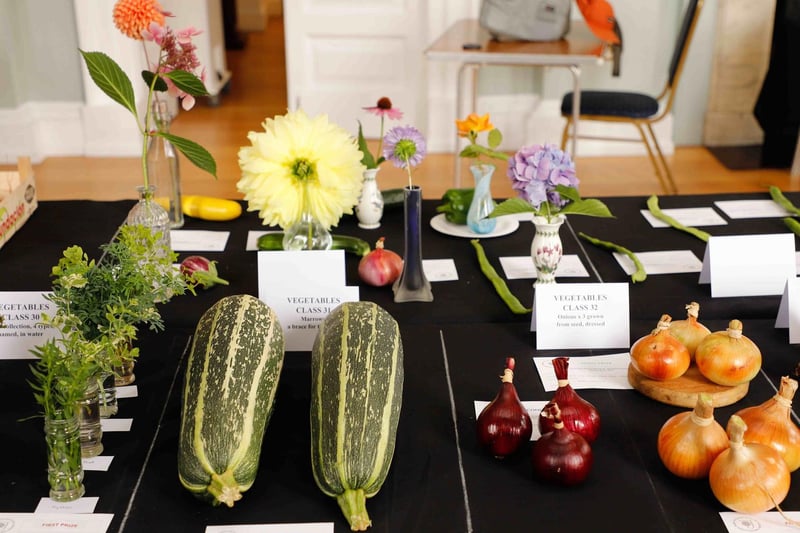 One of the vegetable displays. Photo supplied