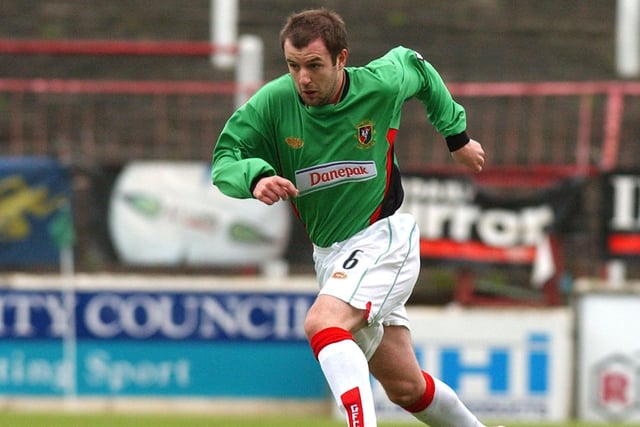 Shaun Holmes     (Left-Back   -    Glentoran):    Homer is my closest friend in the game. We have been together through so much of our career, from Don Boscos to Man City to Institute. He had a superb left-peg and he could play in a number of positions.