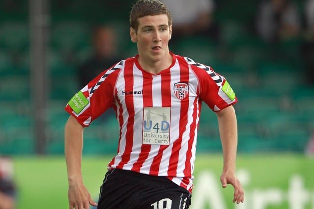 Patrick McEleney   (Striker   -   Derry City):   I first seen Patrick when he was 17 when we were at Derry. He had scary ability with both feet, he also had pace and power and could play a defence splitting pass.