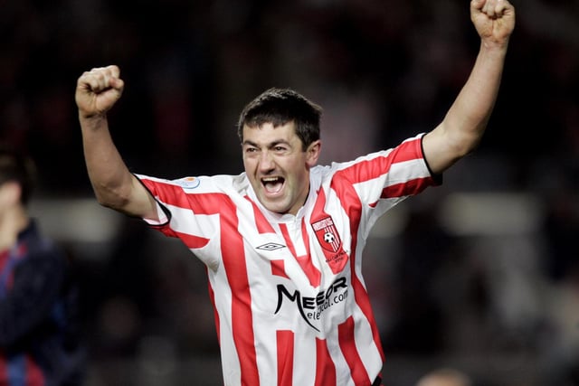 Peter Hutton    (Centre-Back   -    Derry City):    Peter Hutton, led by example on and off the pitch. He did not say much but had the respect when he did. He is another player who was versatile and read the game so well.