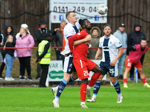 04-07-2023. Picture Michael Gillen. BONNYRIGG. New Dundas Park. Bonnyrigg Rose FC v Falkirk FC. Season 2023 - 2024. Pre-season friendly.