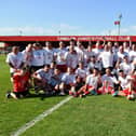 Camelon Juniors secured the East of Scotland First Division title last season – and alongside fellow newly-promoted side Bo’ness Athletic will join Dunipace in the top flight this coming campaign in what looks to be a cracking Premier Division (Pics by Michael Gillen)