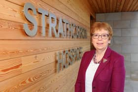 Irene McKie, chief executive at Strathcarron Hospice will retire this summer. Pic: Michael Gillen