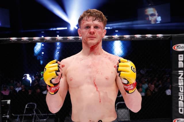 Falkirk's MMA star Keir Harvie secured victory at Cage Warriors 171 held in Glasgow last weekend (Photo: Dolly Clew/Cage Warriors)