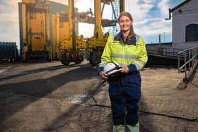 Forth Ports apprentice Hope Ralston has been named winner in the Supporting Net Zero Apprentice of the Year award sponsored by the National Manufacturing Institute Scotland at the Scottish Apprenticeship Awards