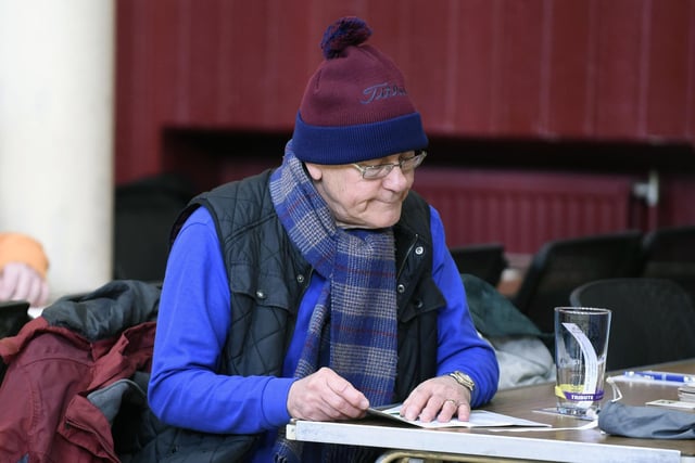 Visitors received a pint glass and a tasting programme on entry.