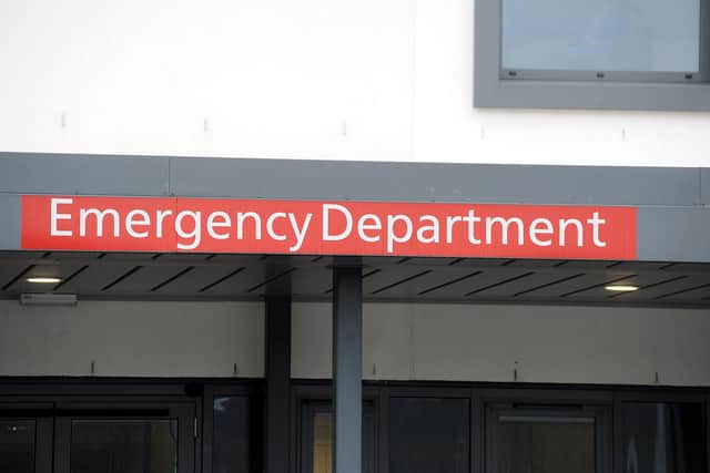Well over half the patients at Forth Valley Royal Hospital accident and emergency department had to wait over six hours to be seen