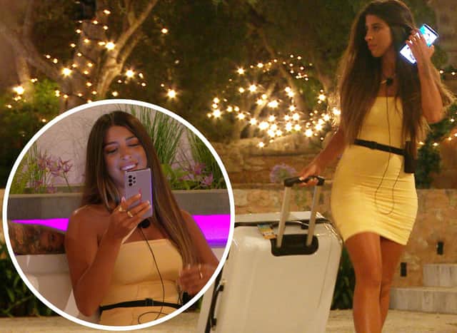 Shannon Singh has left the Love Island villa (ITV)