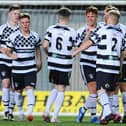 East Stirlingshire celebrate a goal in their first round win over Fort William (pic: Michael Gillen)