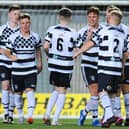 East Stirlingshire celebrate a goal in their first round win over Fort William (pic: Michael Gillen)