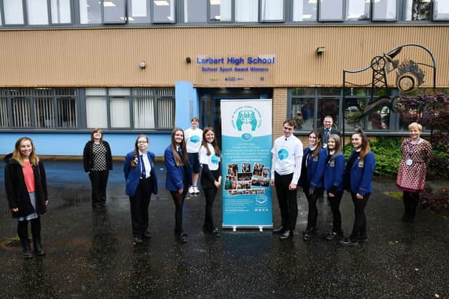 Larbert High School is funding a day at Strathcarron Hospice (Pic: Michael Gillen)