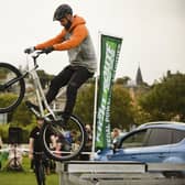 3SIXTY Bicycle Stunt team took part in the Take the Right Route Roadshow on Bo'ness Foreshore on Saturday.  (Pics: Alan Murray)