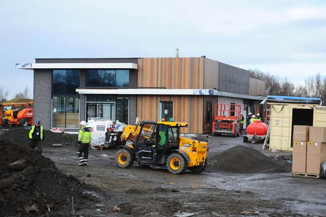 The Camelon McDonalds restaurant began construction last year and is now ready for business
