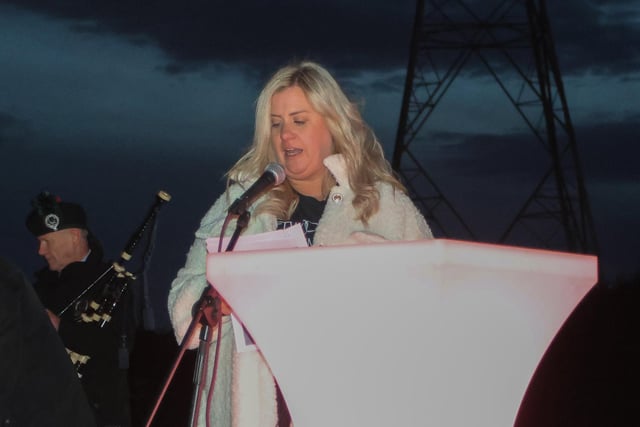 Kellie Cunningham who organised the event for Forth Valley Sands (Stillbirth and Neonatal Deaths).
